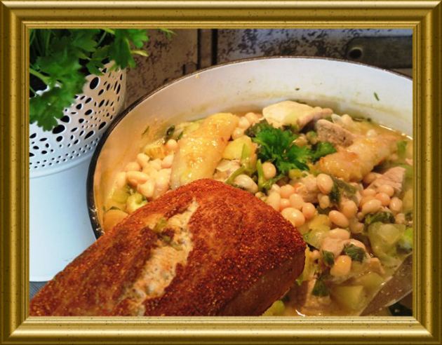 Weisse Bohnen mit Bananen aus der Taraland Lehrküche