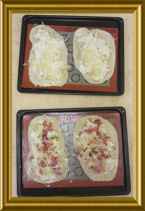 Flammkuchen mit Birnen aus der Taraland Lehrküche