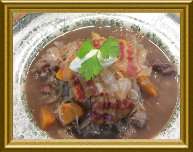 Krauttopf mit Ochsenschwanz aus der Taraland Lehrküche