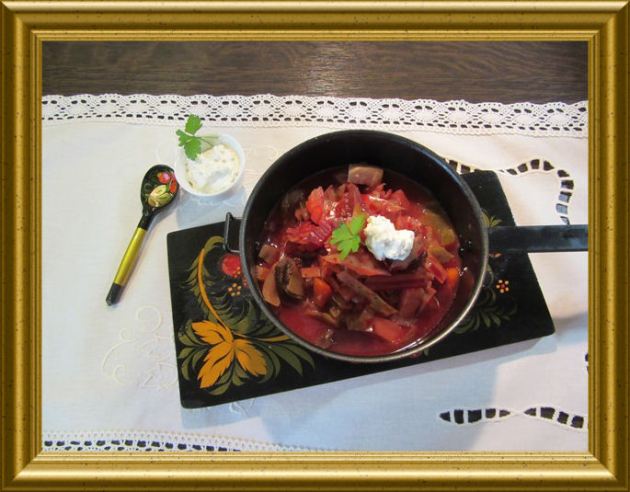 Russische Borschtsch aus der Taraland Lehrküche