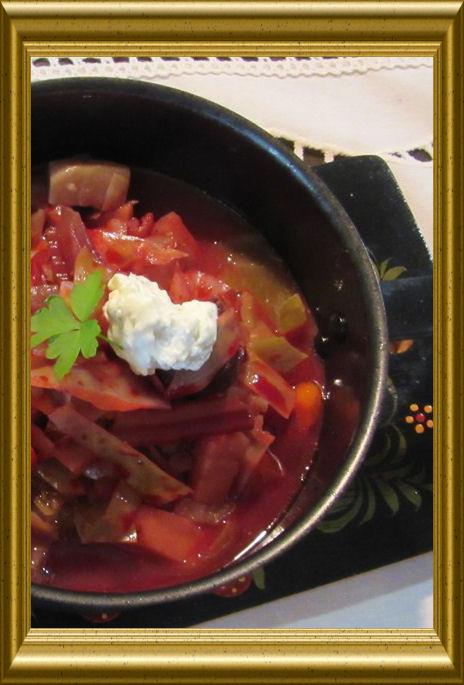 Russische Borschtsch aus der Taraland Lehrküche