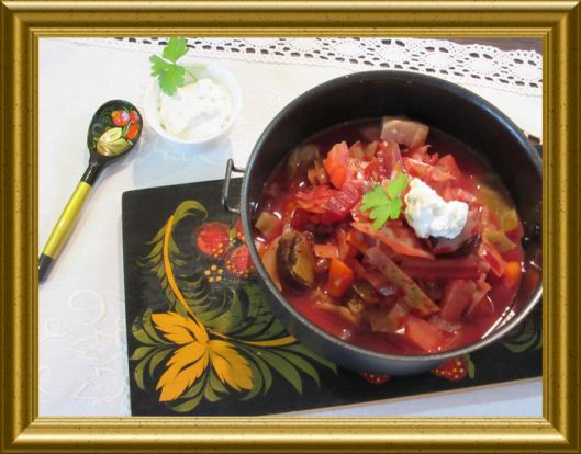 Russische Borschtsch aus der Taraland Lehrküche