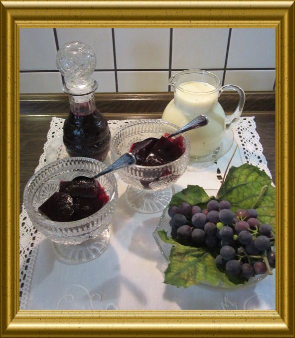 Weintrauben-Gelee-Würfel aus der Taraland Lehrküche