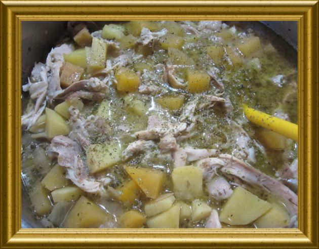 Wruggen mit Hähnchenfleisch aus der Taraland Lehrküche