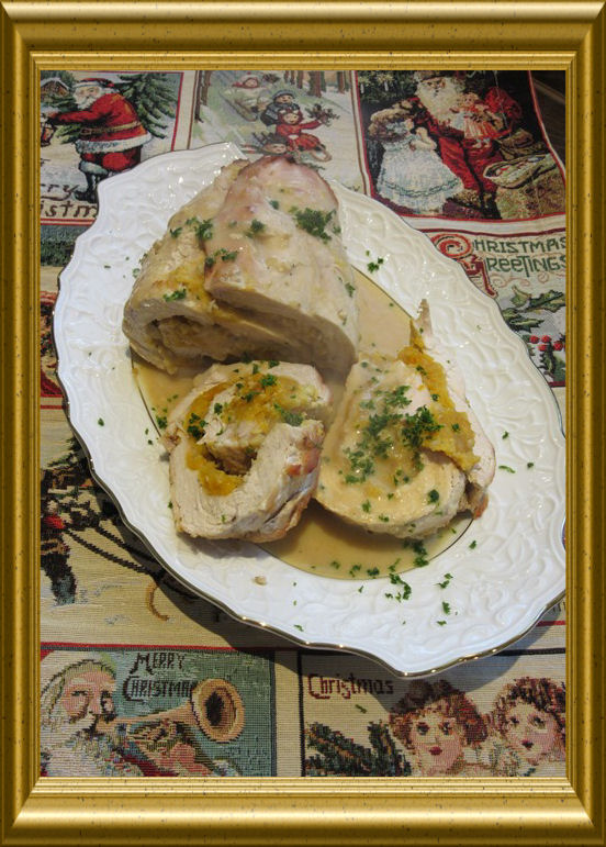 Gefüllte Truthahnbrust mit Aprikosen aus der Taraland Lehrküche