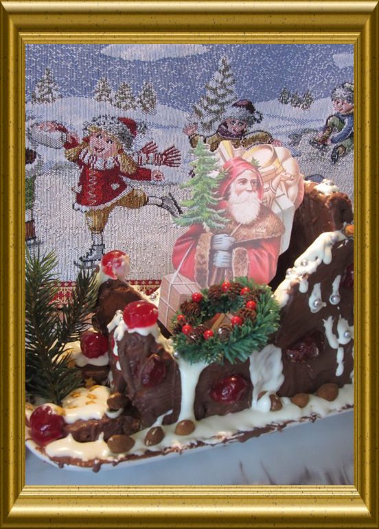 Nostalgieschlitten aus Lebkuchen aus der Taraland Lehrküche