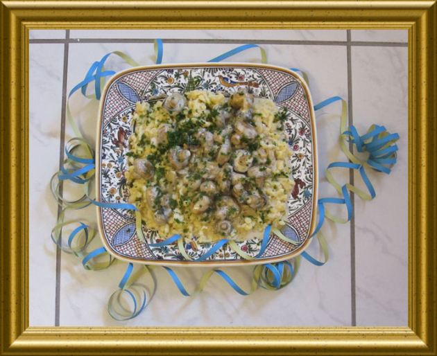 Champignon-Spätzle-Pfanne aus der Taraland Lehrküche