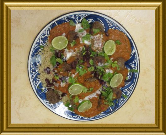 Fleischbällchen mit Bulgur á la Chili con Carne aus der Taraland Lehrküche