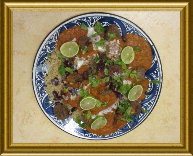 Fleischbällchen mit Bulgur á la Chili con Carne aus der Taraland Lehrküche