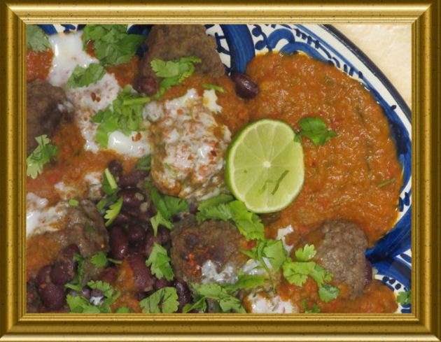 Fleischbällchen mit Bulgur á la Chili con Carne aus der Taraland Lehrküche