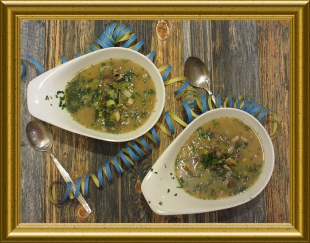 Kartoffelsuppe mit Steinpilzen aus der Taraland Lehrküche