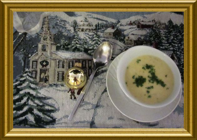 Kartoffelsuppe mit Vanille aus der Taraland Lehrküche