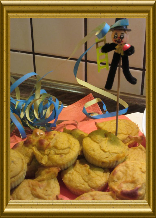 Kürbisküchlein mit Dip aus der Taraland Lehrküche