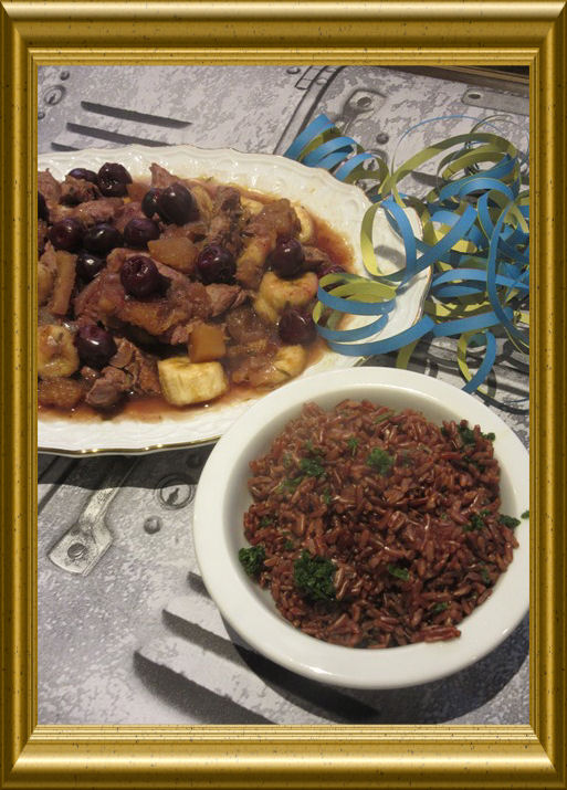 Putenfilet mit Früchten aus dem Wok aus der Taraland Lehrküche