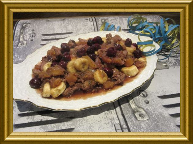 Putenfilet mit Früchten aus dem Wok aus der Taraland Lehrküche