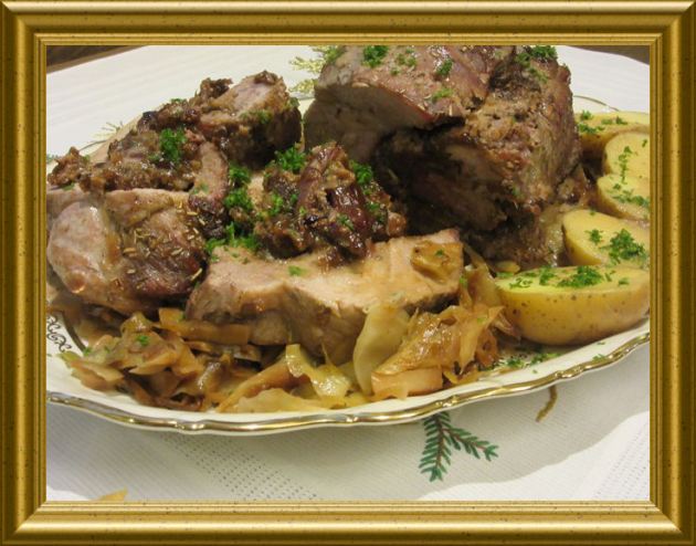 Rollbraten mit Pflaumen aus der Taraland Lehrküche