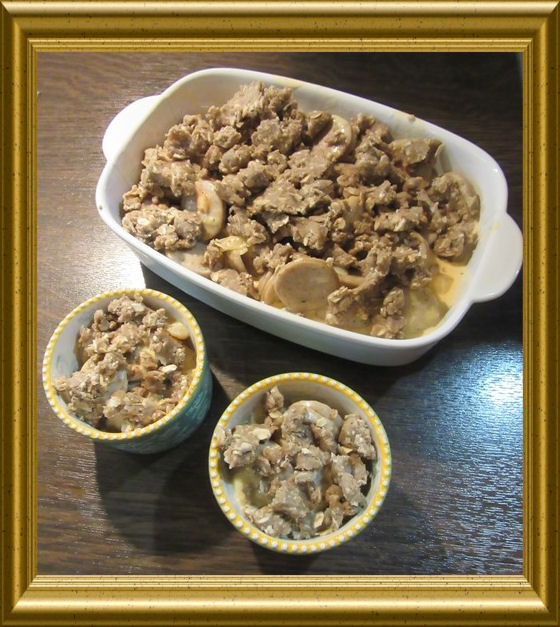 Thüringer Bratwurst Crumbles aus der Taraland Lehrküche