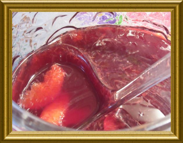 Blutorangen Bowle aus der Taraland Lehrküche