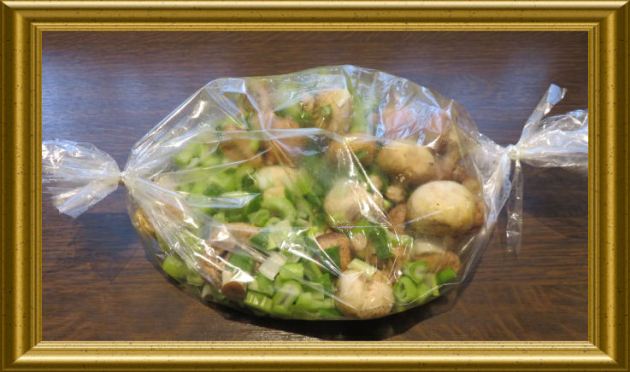 Hähnchen auf dem Gemüsebeet aus dem Bratenschlauch aus der Taraland Lehrküche