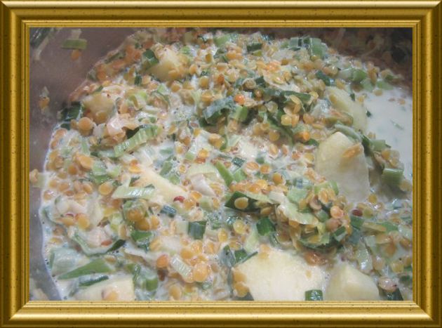 Lauch-Linsen-Suppe aus der Taraland Lehrküche