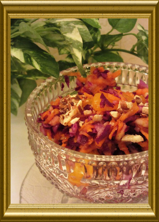 Rotkohl-Möhren-Salat aus der Taraland Lehrküche
