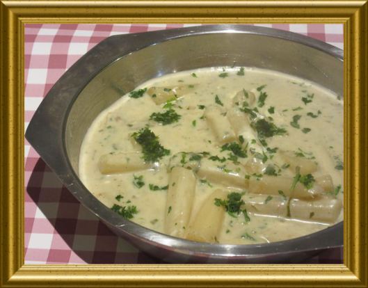 Schwarzwurzeln in Käsesauce aus der Taraland Lehrküche