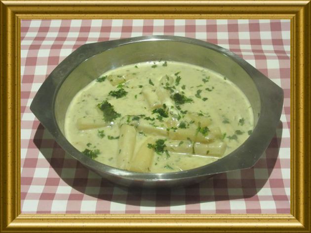 Schwarzwurzeln in Käsesauce aus der Taraland Lehrküche